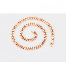 Apzeltīta ķēdīte ar klasisku pinumu